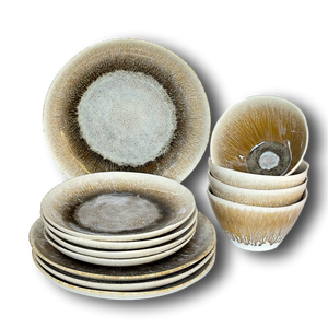 Point Lobos Dinnerware - 12 Piece Place Setting for 4
