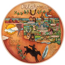 Oklahoma - Lazy Susan 18"