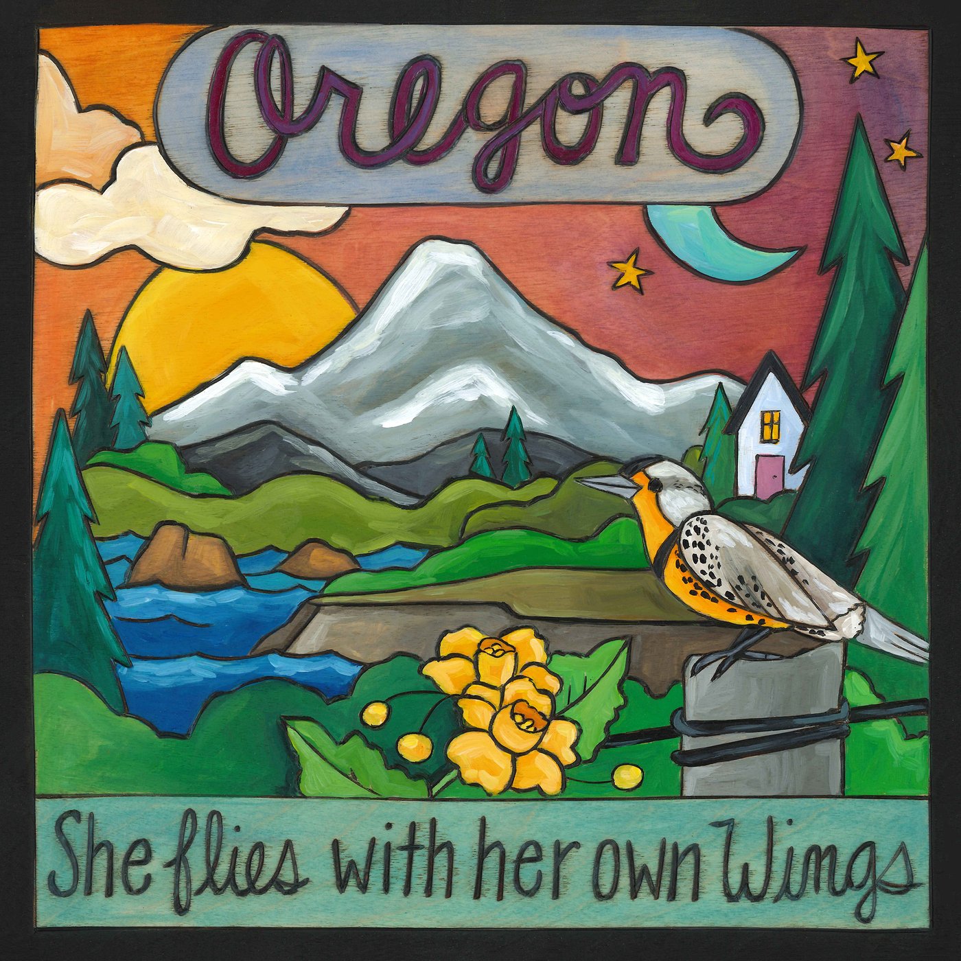 "Explore Oregon" Plaque