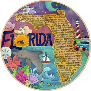 Florida - Lazy Susan 18"