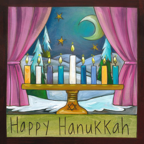 "Happy Hanukkah" Plaque