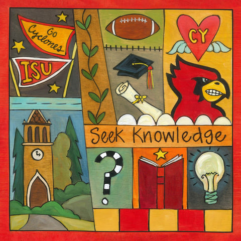 "Seek Knowledge" Plaque