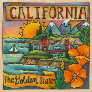 "The Golden State" Plaque